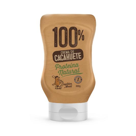 CREMA CACAHUETE 100% SQUEEZE CAPITAN MANI DOSIF 300 GR