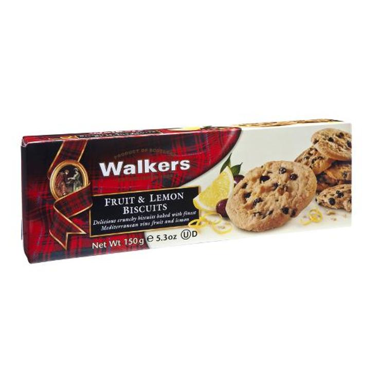 FRUIT LEMON BISCUIT WALKERS PQTE. 150 GR