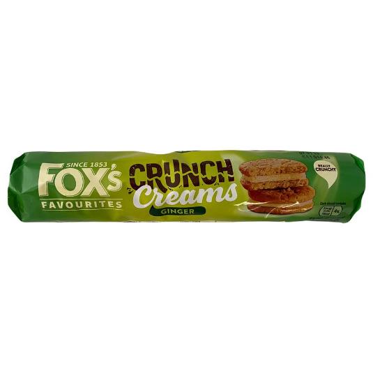 GALLETAS GINGER CRUNCH CREAMS FOX PQTE 168 GR