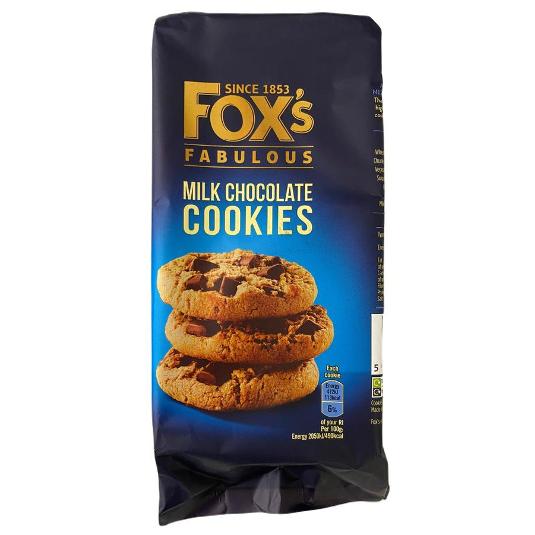 GALLETAS MILK CHOC CHUNKIE COOK FOX PQTE 180 GR