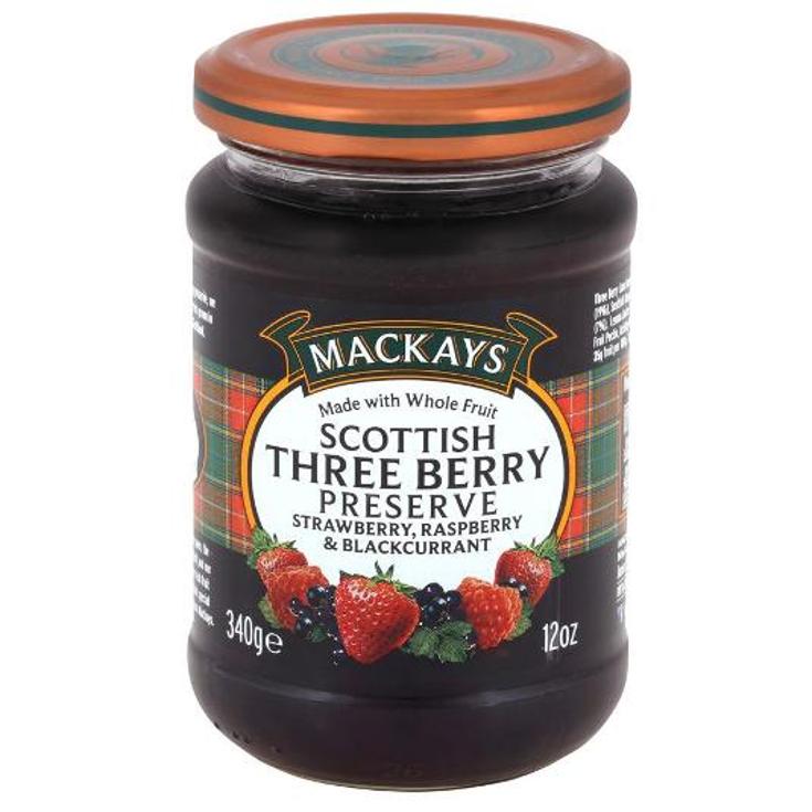MERMELADA THREE BERRY MACKAYS TARRO 340 GR