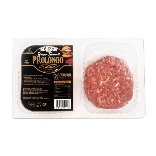 BURGER CERDO DUROC PROLONGO BIPACK 360 GR