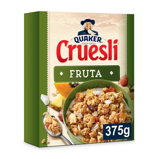 CEREALES CRUESLI FRUTAS QUAKER PQTE 375 GR