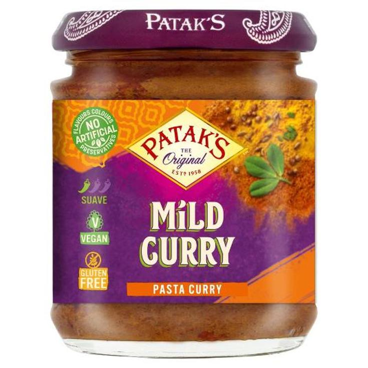PASTA CURRY MILD PATAK S TARRO 185 GR