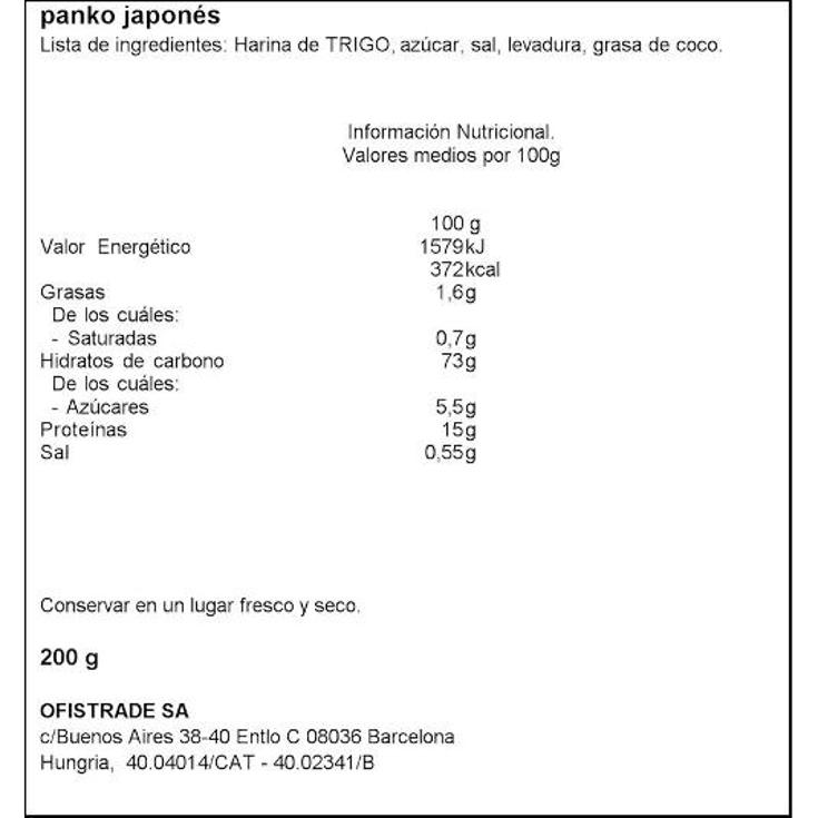 PANKO FINO MAMMA CRUMBS BOLSA 200 GR