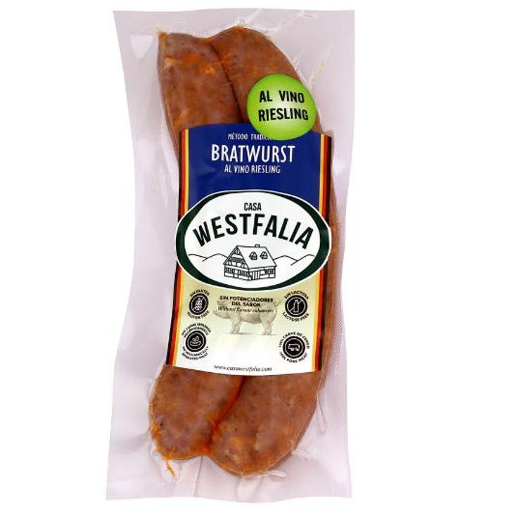 SALCHICHA BRATWURST RIESLING WESTFALIA BOLSA 180 GR