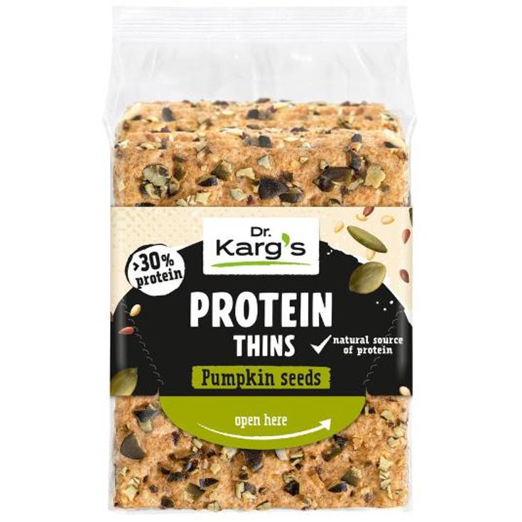 PAN CRUJIENTE PROTEINA CALABAZA DR KARGS BOLSA 150 GR