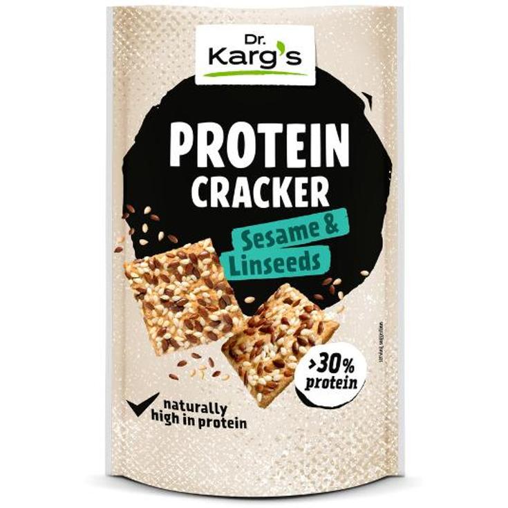 CRACKER PROTEINA SESAMO LINO DR KARGS BOLSA 85 GR