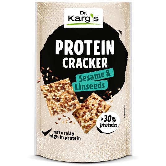 CRACKER PROTEINA SESAMO LINO DR KARGS BOLSA 85 GR