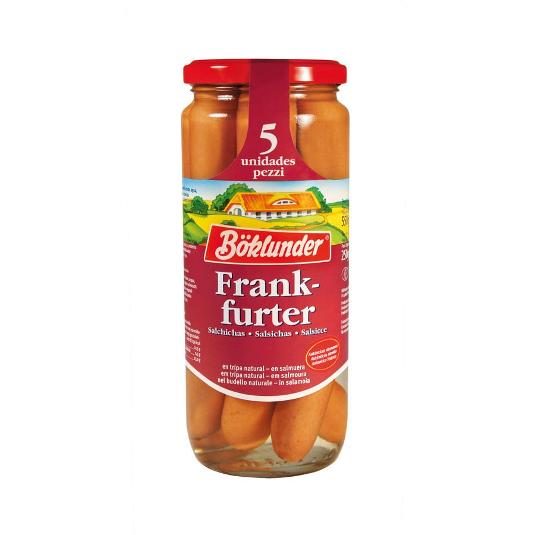 SALCHICHAS FRANKFURTER BOCKLUNDER TARRO 360 GR