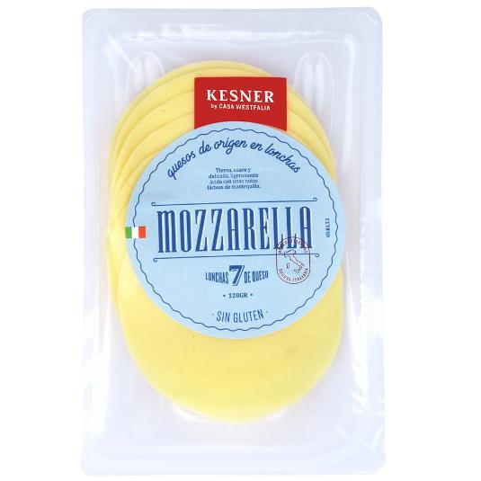 MOZARELLA REDONDA LONCH. KESNER PACK 120 GR