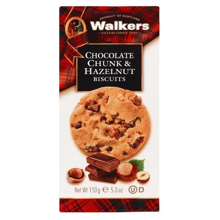 CHOC CHUNK BISCUIT WALKERS ESTCH. 150 GR