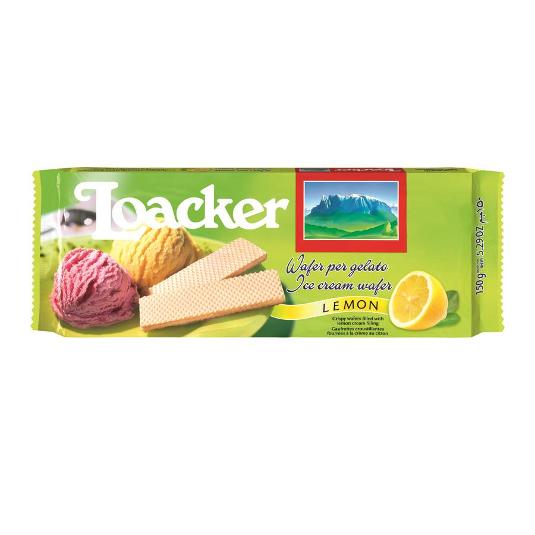 WAFER ICE CREAM LIMON LOACKER PQTE 150 GR