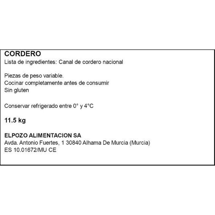 CORDERO 10-13