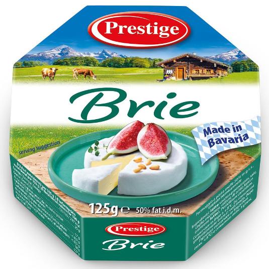 QUESO BRIE PRESTIGE 50% M.G. ALPENHAIN UNIDAD 125 GR